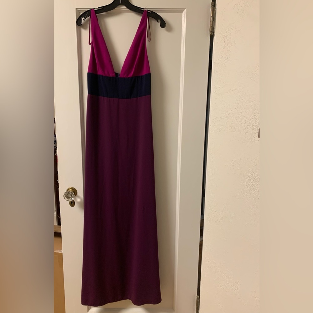 Jill Stuart color block gown